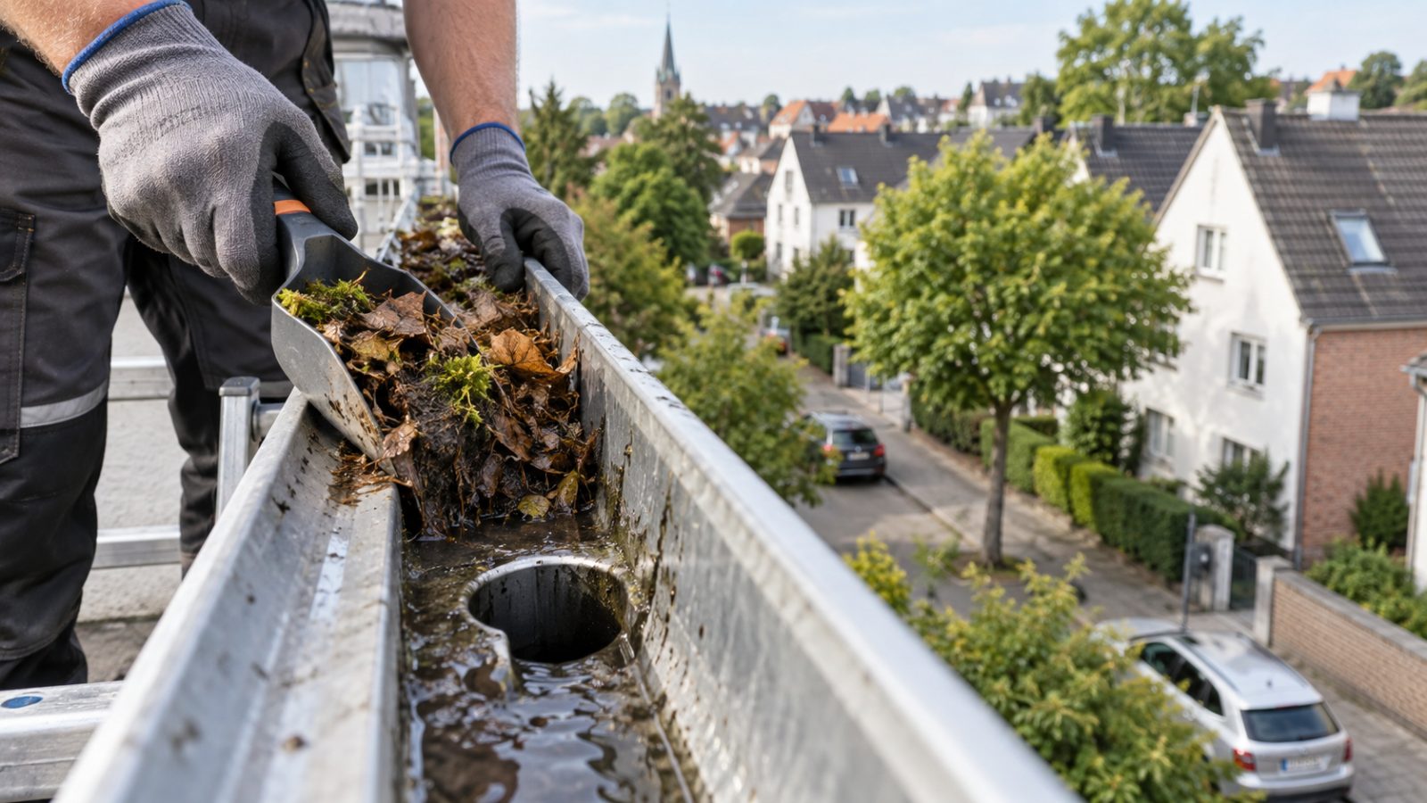 Dachrinnenreinigung Profi Dachrinnenreinigung